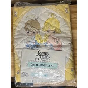 Precious Moments 1985 One-Hour Quilt Kit 34"x41" Vintage